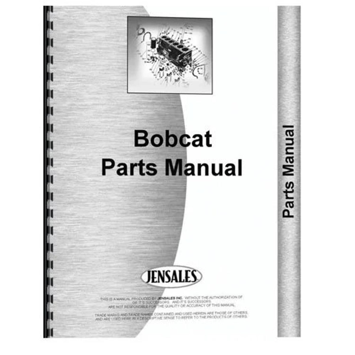 Bethesda Industrial Parts Manual fits Bobcat 825