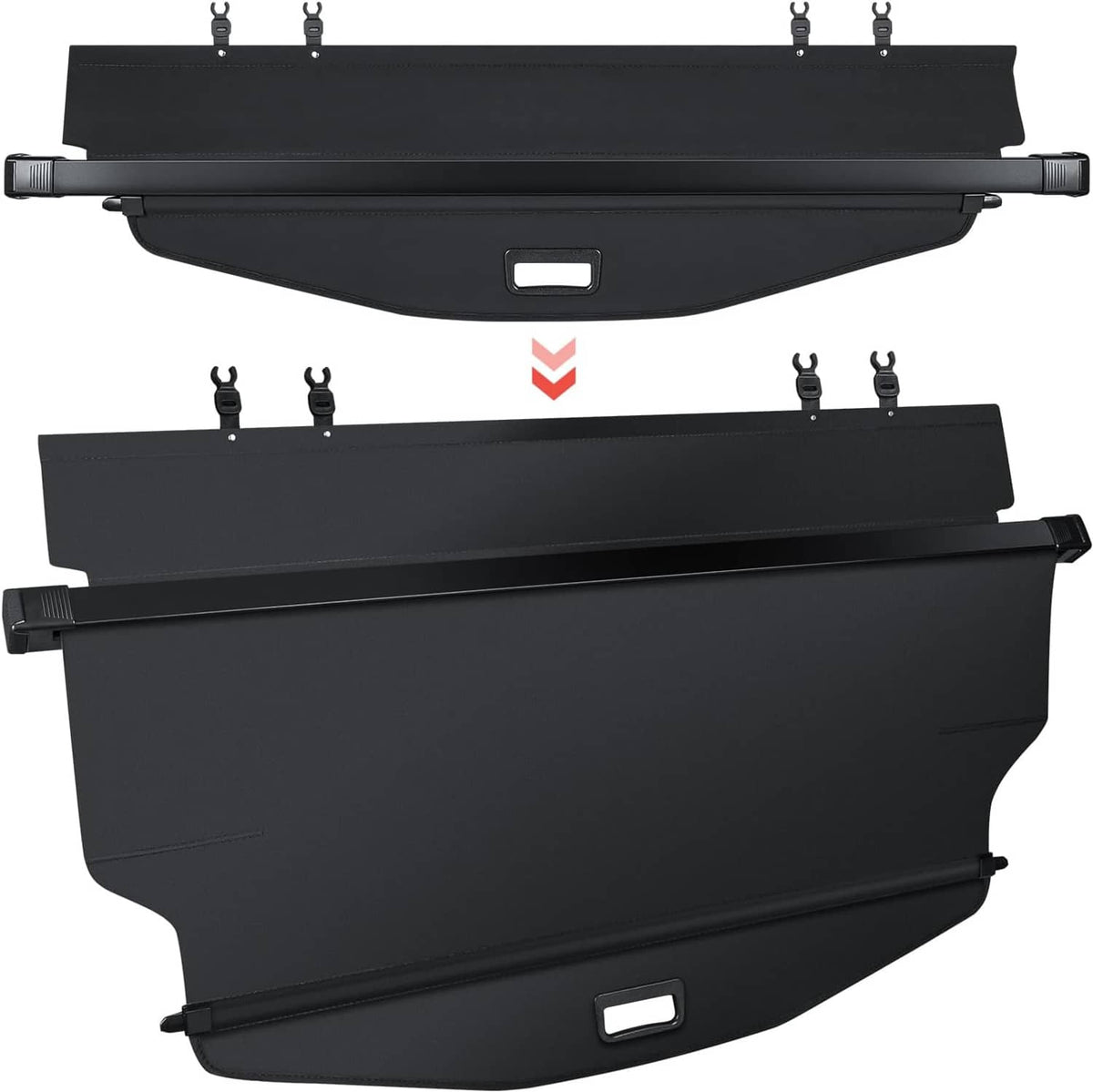 Bethesda Industrial Trunk Cargo Cover for Chevy Chevrolet Equinox GMC Terrain 18-25 Retractable Rear