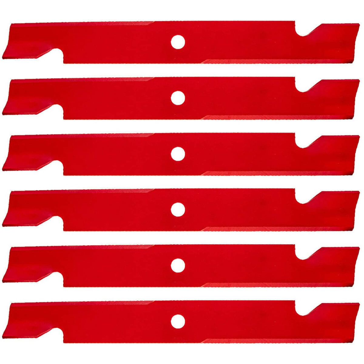 Bethesda Industrial 6PK Genuine OEM Exmark 103-6404-S Notched Blade for 72” Deck Lazer Z Mowers