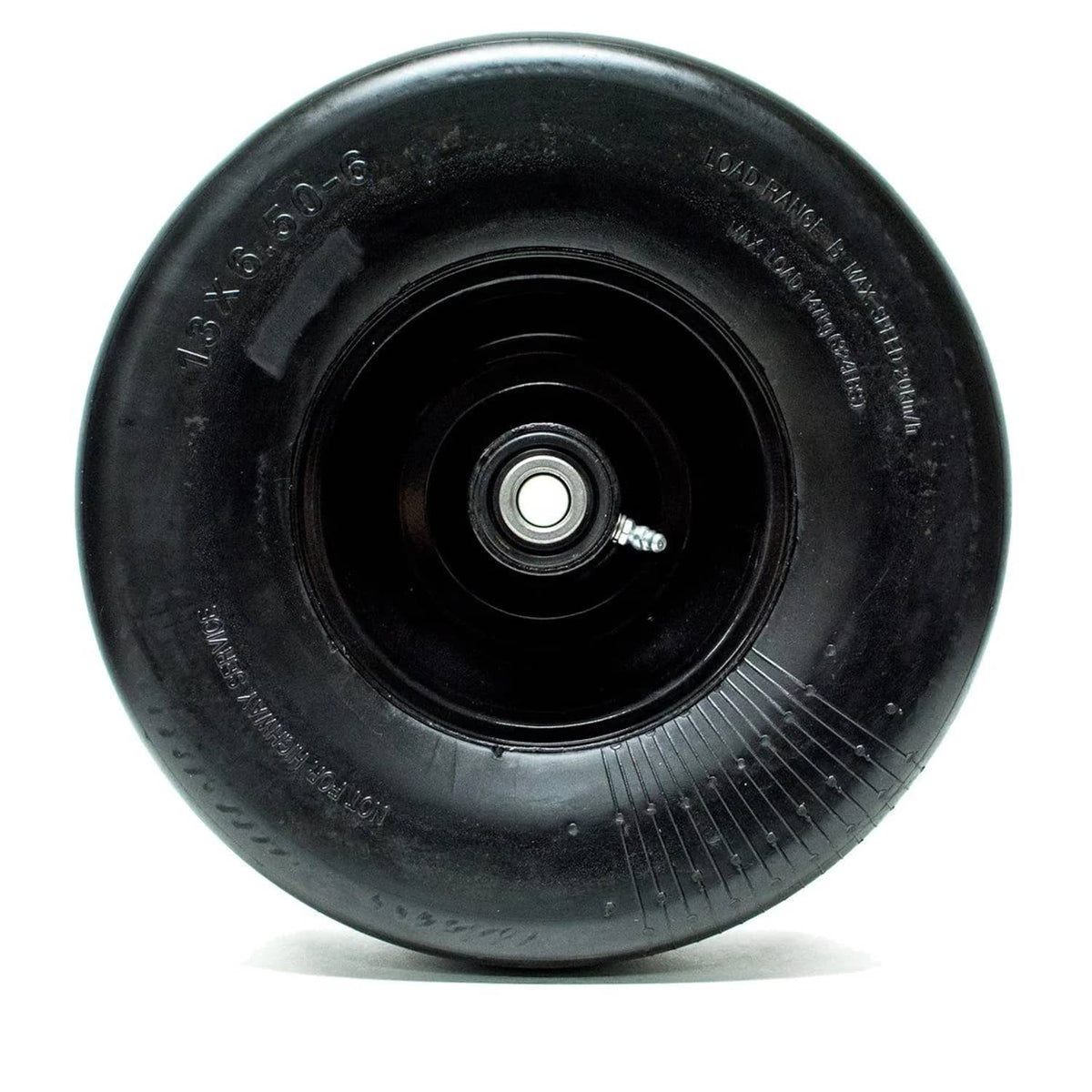 Bethesda Industrial Front Solid Tire Assembly 13X6.5-6 Flat Free Caster Wheel for Scag Mower 482504