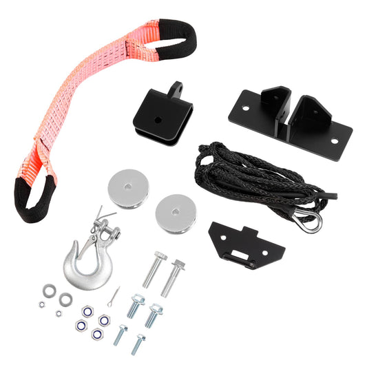 Bethesda Industrial For ATV/UTV Winches Steel Snow Plow Pulley Fairlead Kit Wide-Spool Bolt Patterns