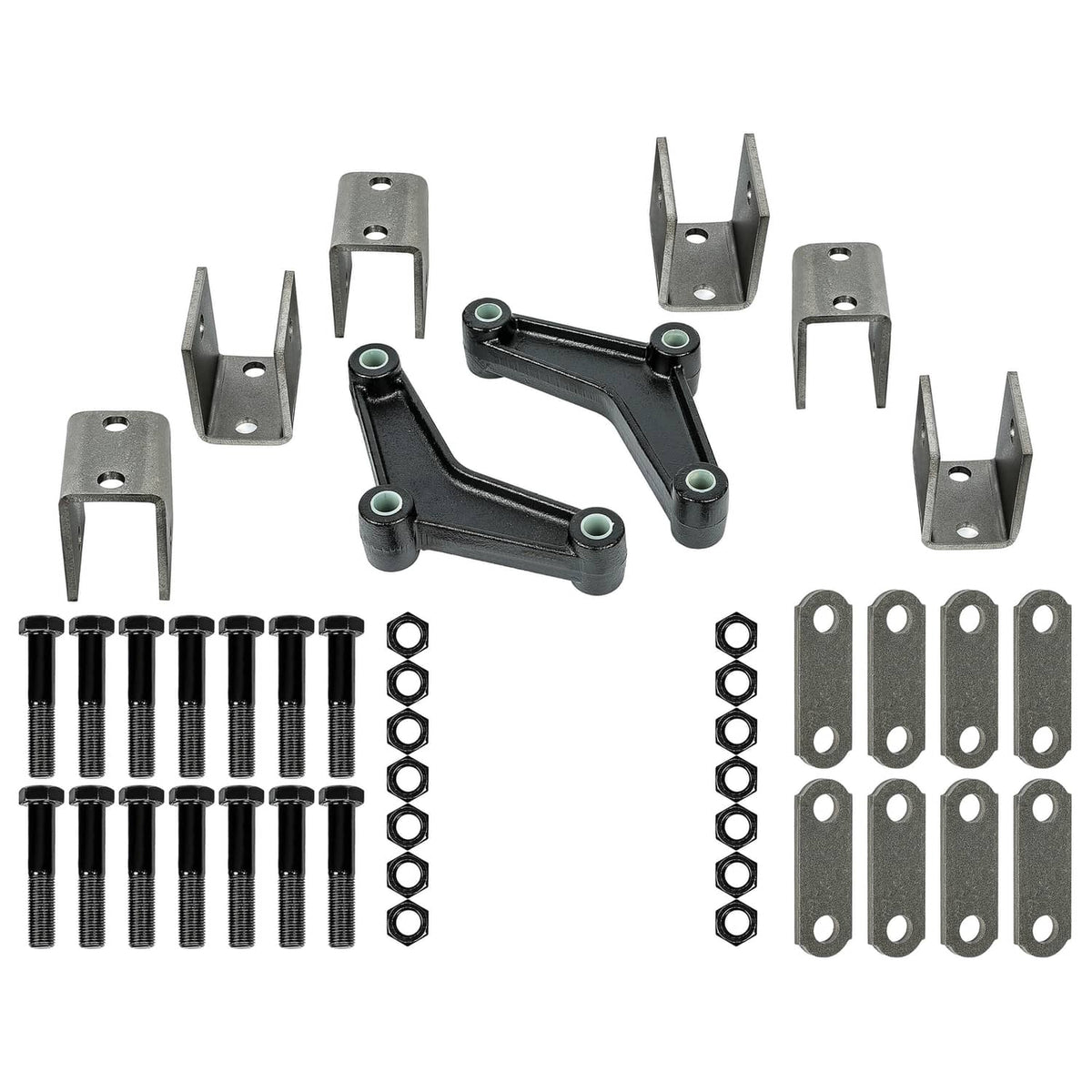 Bethesda Industrial Trailer Leaf Spring Hanger Kit For Double Eye Springs Tandem Axle Suspension Kit
