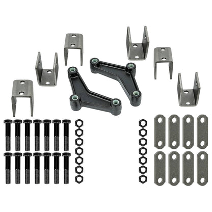Bethesda Industrial Trailer Leaf Spring Hanger Kit For Double Eye Springs Tandem Axle Suspension Kit