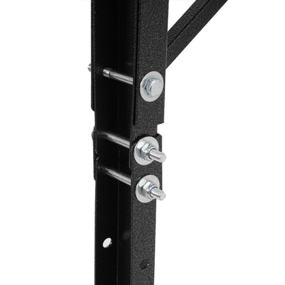 Bethesda Industrial 2 Adjustable Trailer Side Ladder Rack Exterior Wall Mount For Enclosed Trailers