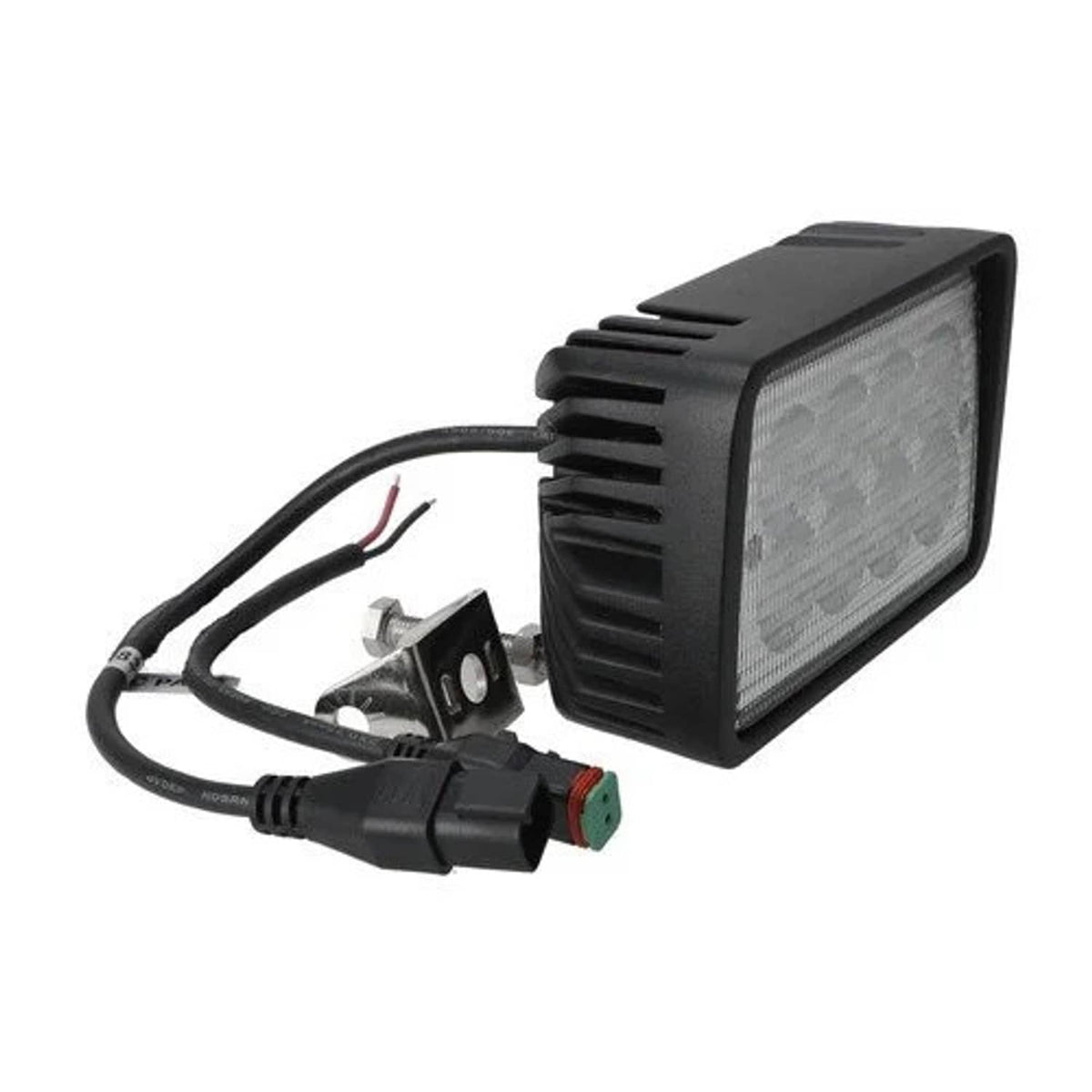 Bethesda Industrial Red Rooster® LED Boom Light & Backhoe Cab Light - Rectangle Flood beam