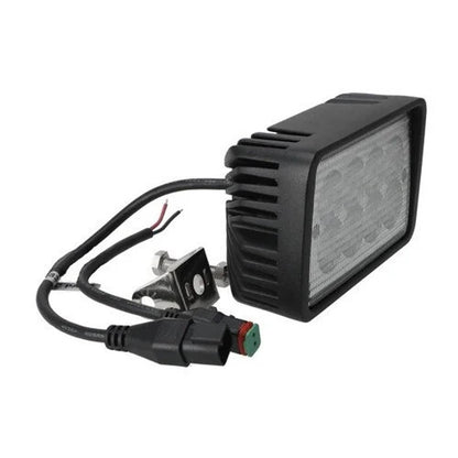 Bethesda Industrial Red Rooster® LED Boom Light & Backhoe Cab Light - Rectangle Flood beam