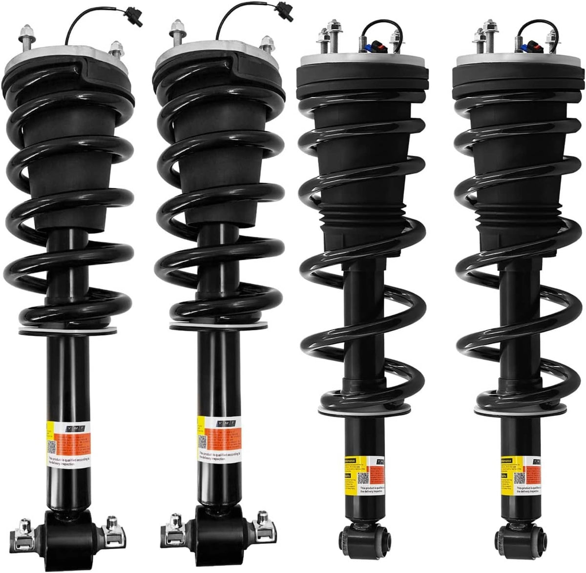 Bethesda Industrial 4x Front Rear Shock Struts Magnetic Fit 2021-2024 Escalade Chevy Tahoe GMC Yukon