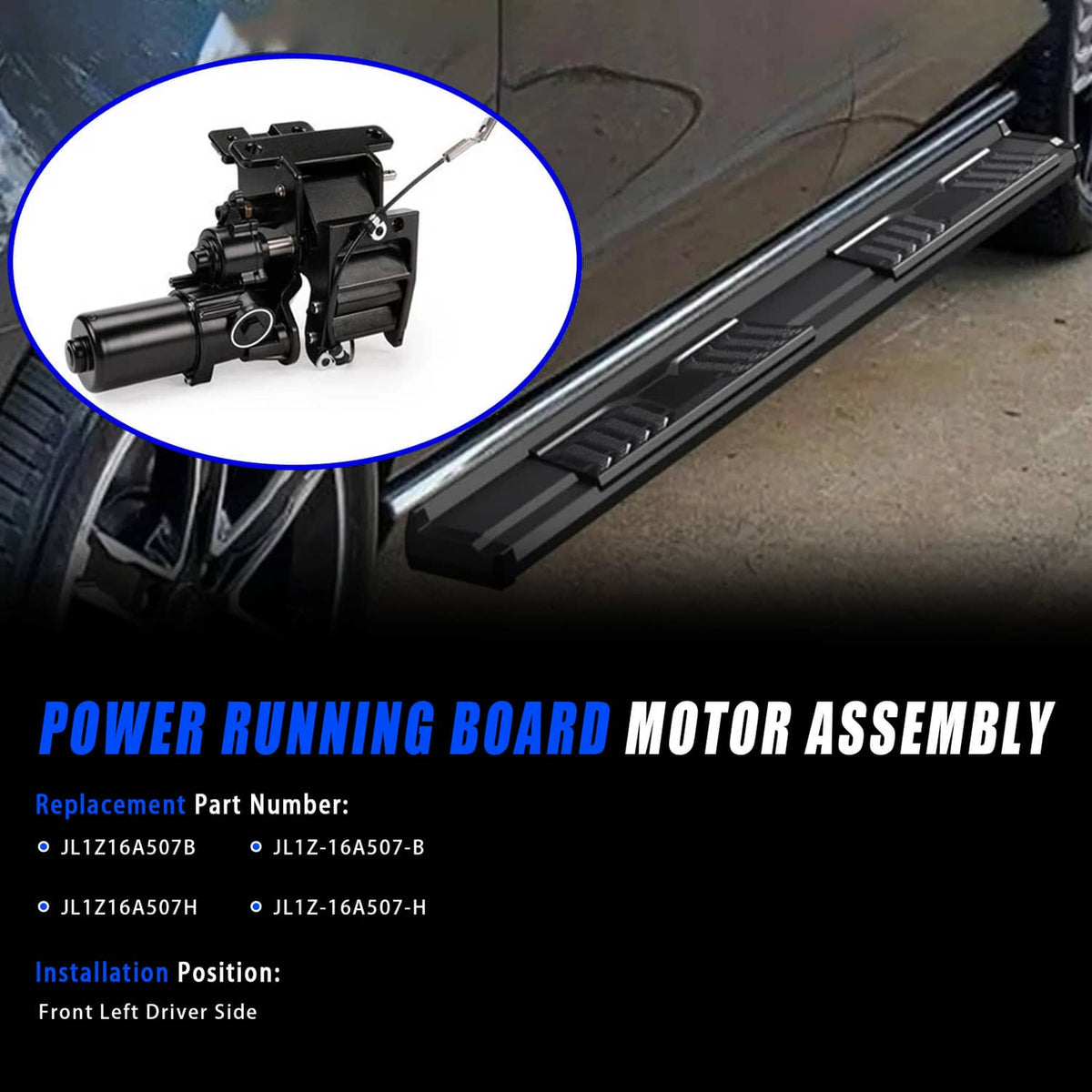 Bethesda Industrial Left & Right Side Power Running Board Motor For 2018-2024 Ford Expedition New
