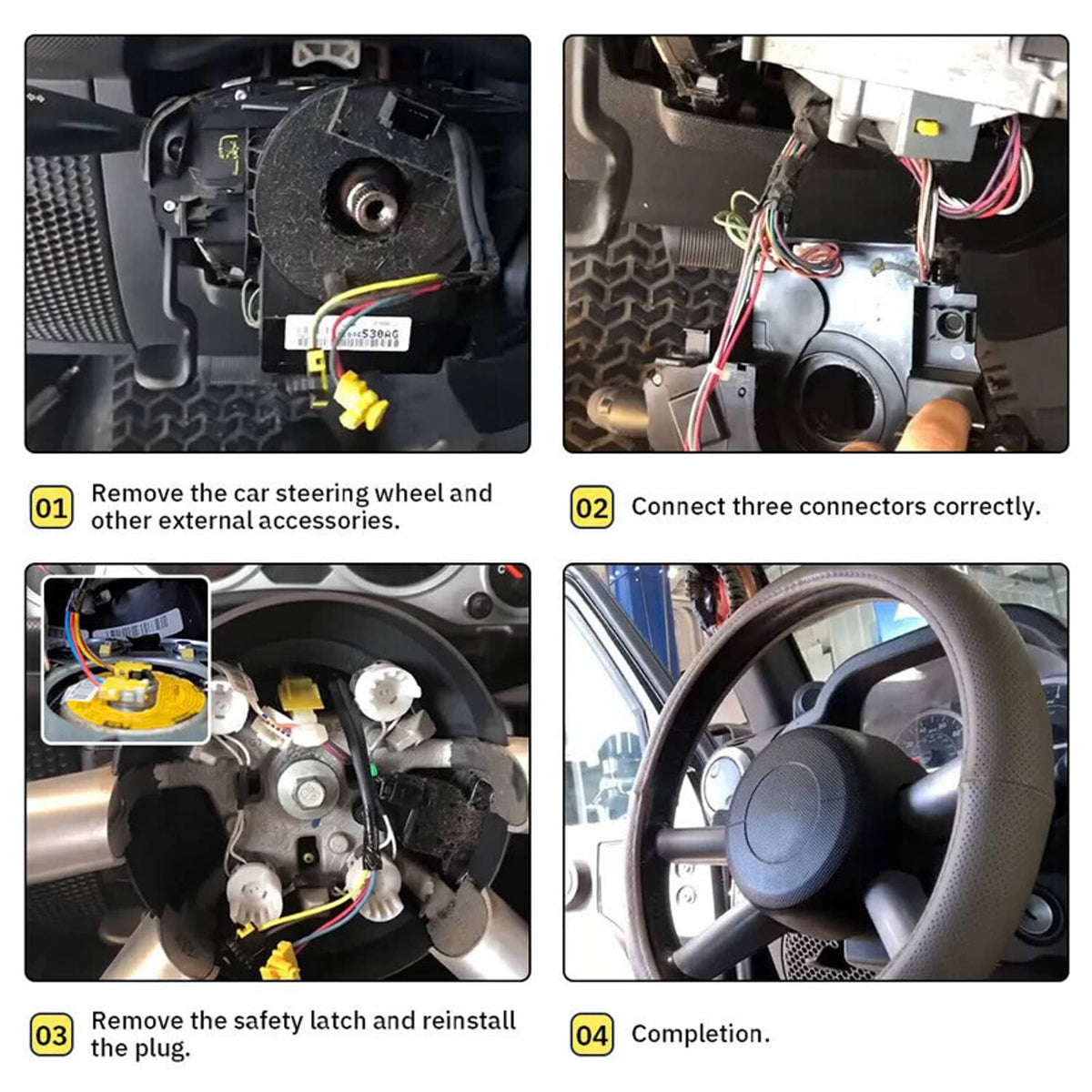 Bethesda Industrial New Clock Spring For Jeep Wrangler JK 2007-2018 With Angle Sensor Steering Wheel