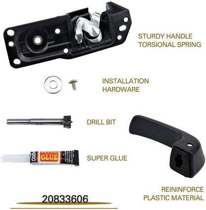 Bethesda Industrial Driver Interior Inside Door Handle Repair Kit For 2007-13 Chevy Sierra Silverado