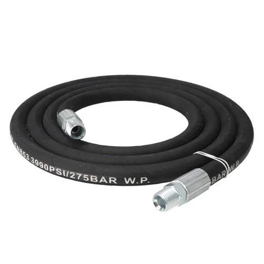 Bethesda Industrial Hydraulic Hose 120" x 1/2" with 1/2" NPT Rigid Male Ends
