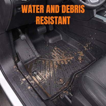 Bethesda Industrial Car Floor Mats Liners For Ford Explorer Bench Seating 2011 2012 2013 2014 TPE