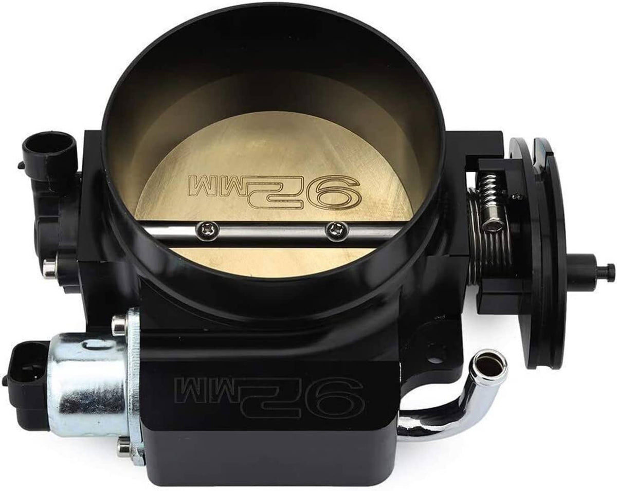 Bethesda Industrial Black 102MM Throttle Body with Position Sensors TPS IAC+Throttle Gas Cable Kits