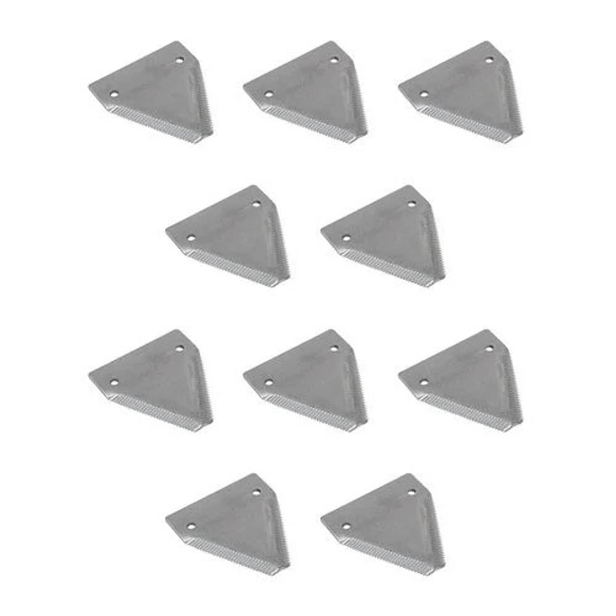 Bethesda Industrial Sickle Section - Under Serrated Black 14 Gauge 10 Pack