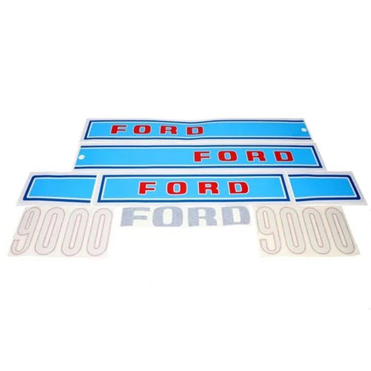 Bethesda Industrial 9000 Hood Decal Set Mylar fits Ford 9000