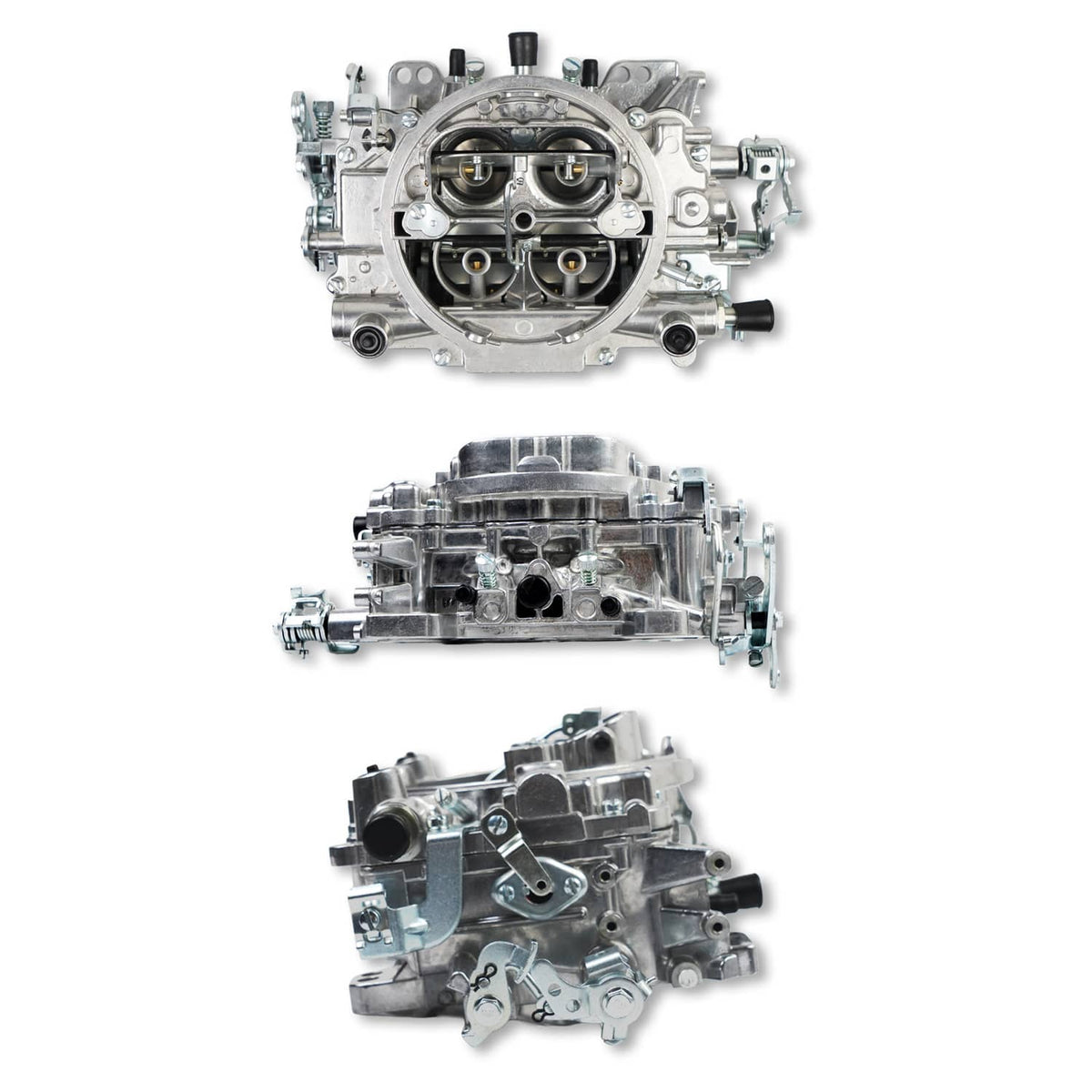 Bethesda Industrial Silver 4 Barrel Carburetor w/Manual Electric Choke For Edelbrock 1405 Performer