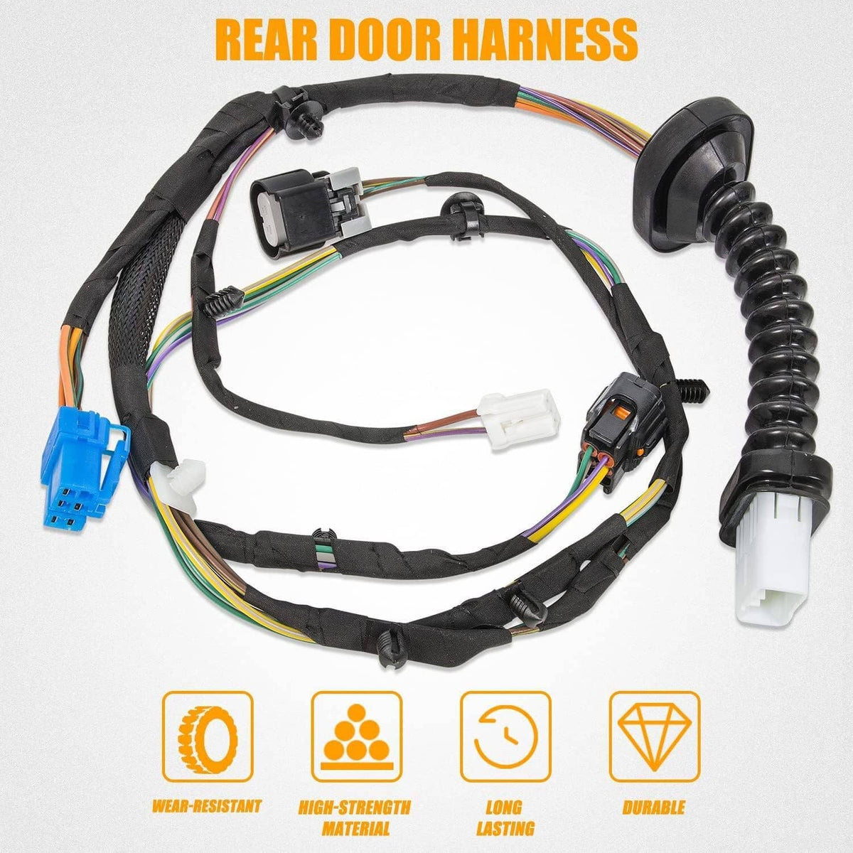 Bethesda Industrial Rear Door Wiring Harness For Dodge Ram MOPAR 56051694AA 56051931AA 56051931AB