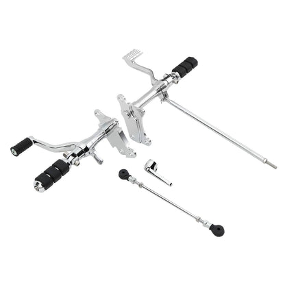 Bethesda Industrial Forward Controls Pegs Levers Linkage For Harley Sportster 1200 883 91-03 Chrome