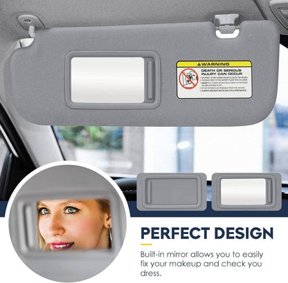 Bethesda Industrial Pair Driver & Passenger Side Sun Visor w/mirror For Hyundai Veloster 2012-2015