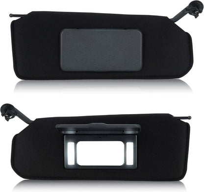 Bethesda Industrial New Updated Sun Visors Sun Shades W/Bright LED Light Set For 1997-04 Corvette C5