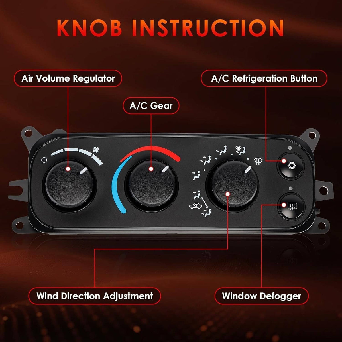 Bethesda Industrial A/C Heater Climate Control Module 599-212 For 2002-2005 Dodge Ram 1500 2500 3500