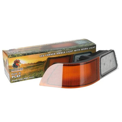 Bethesda Industrial Red Rooster® LED Corner Light with Work Light fits Case IH MX210 MX230 279220A1