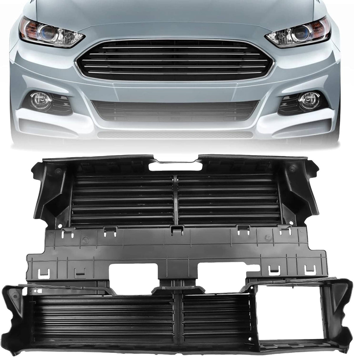 Bethesda Industrial Active Grille Shutter Radiator w/ Motor for 2013-2016 Ford Fusion Assy DS7Z8475B
