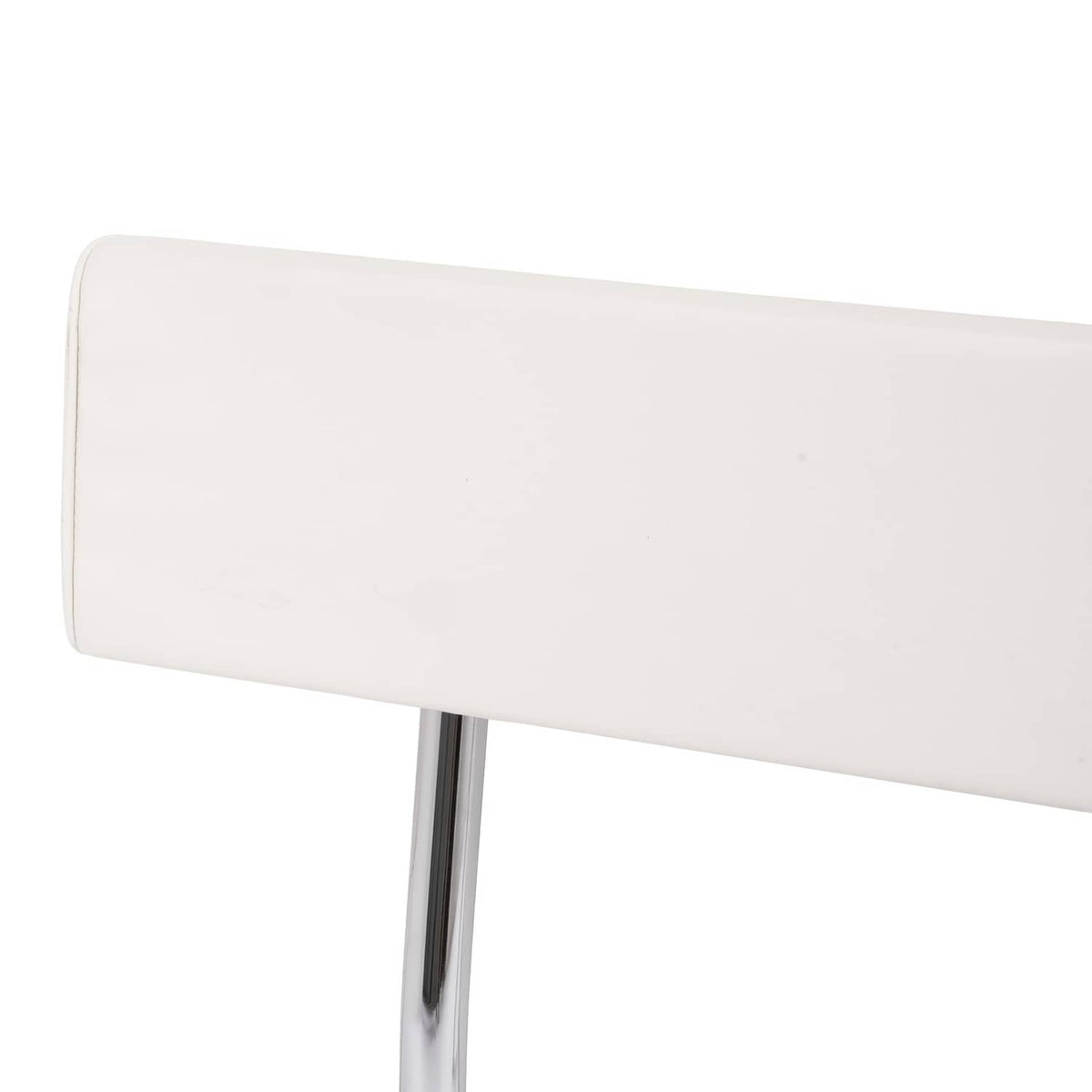 Bethesda Industrial For Universal Boat Seat Backrest W/Folding Arms Leaning Post White + Silvery