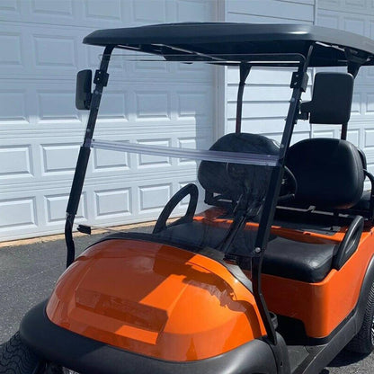 Bethesda Industrial Windshield For Club Car Precedent 2004 - Up Folding Clear Golf Cart Windscreen