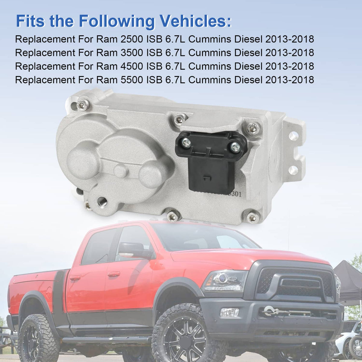 Bethesda Industrial 68445522AA Turbo Actuator HE300VG For 2013-2018 Ram 2500 3500 Cummins 6.7 Diesel