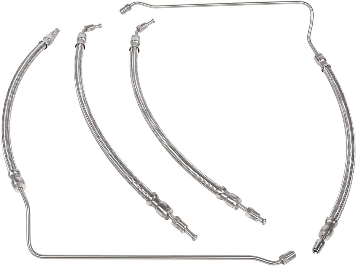 Bethesda Industrial 9B-104A Trim Tilt Hydraulic Ram Cylinder Hose Kit Fit for Mercruiser Alpha One