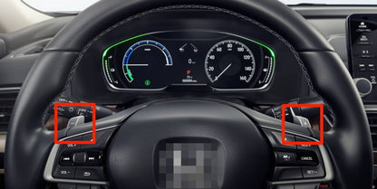 Bethesda Industrial Carbon Fiber Pattern Steering Wheel Paddle Shift For Honda Accord Civic CR-V