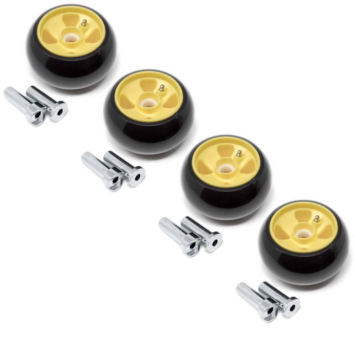 Bethesda Industrial 4PK Deck Wheel Kit Fits John Deere Garden Tractors 325 335 345 AM117478