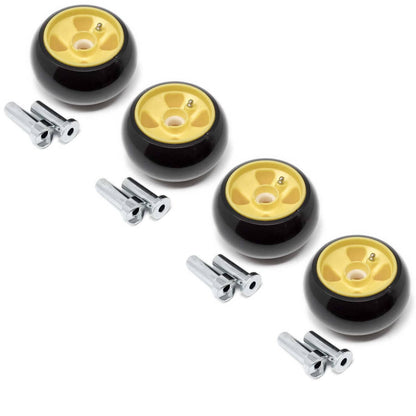 Bethesda Industrial 4PK Deck Wheel Kit Fits John Deere Garden Tractors 325 335 345 AM117478