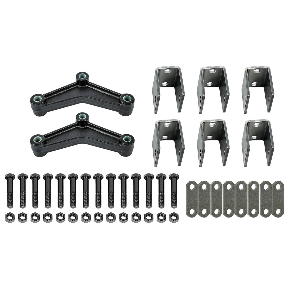 Bethesda Industrial Trailer Leaf Spring Hanger Kit For Double Eye Springs Tandem Axle Suspension Kit