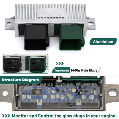 Bethesda Industrial New For 2000-2010 Ford 6.0L 7.3L Powerstroke Glow Plug Control Relay Module GPCM