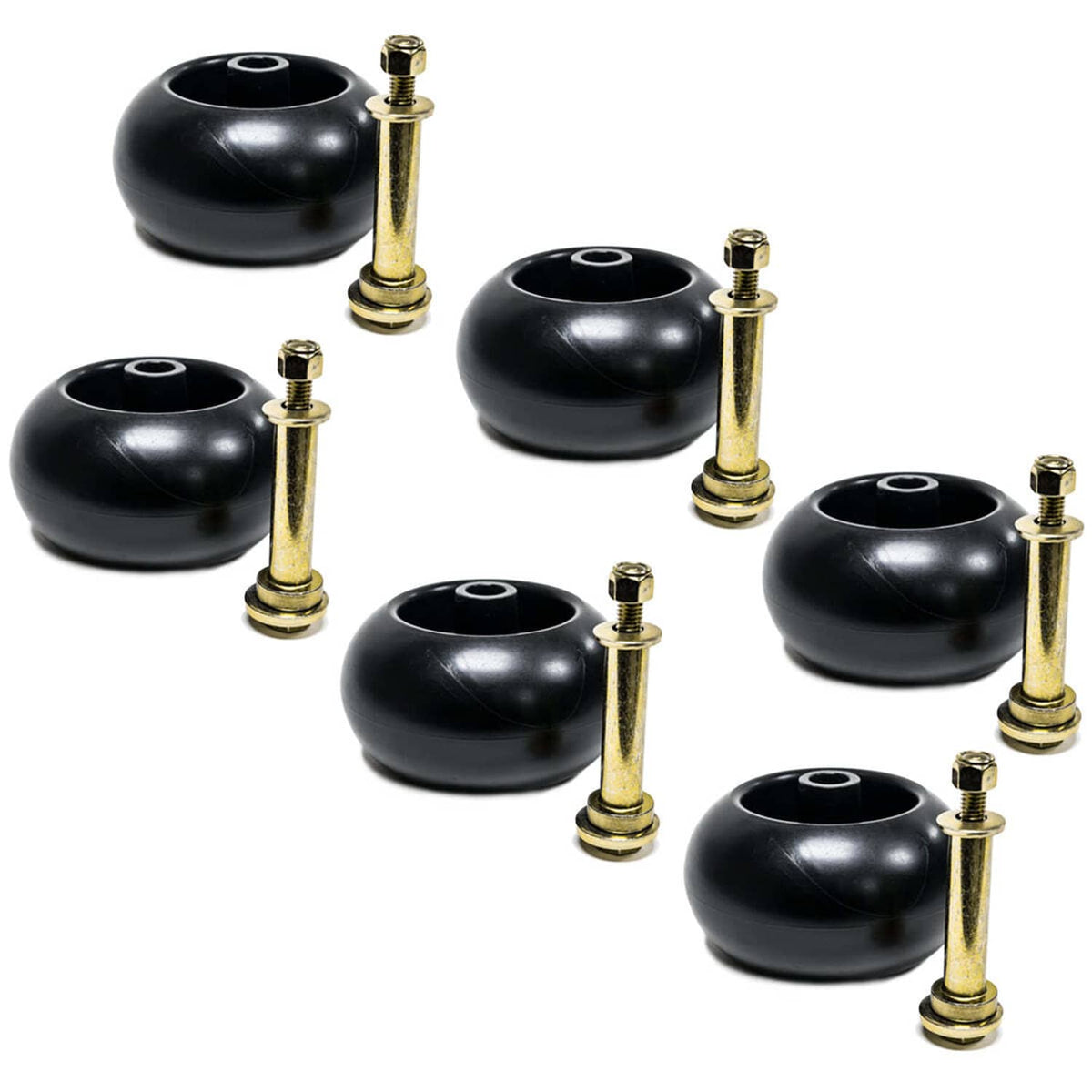 Bethesda Industrial 6 Deck Wheel Roller Kits for Exmark 103-3168 103-4051 With Hardware