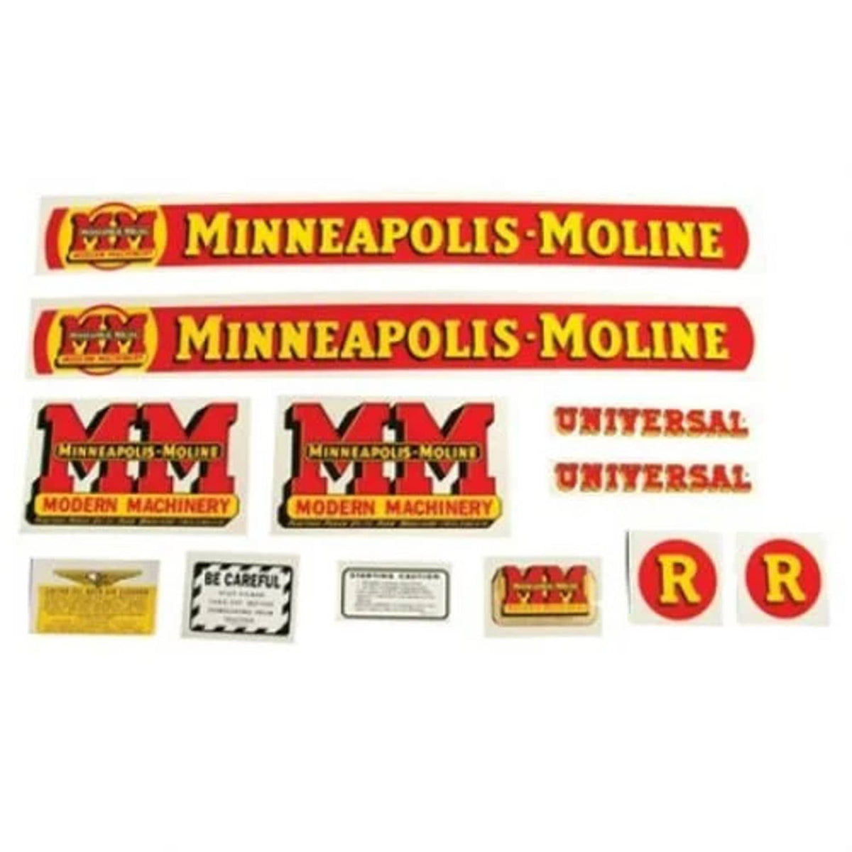 Bethesda Industrial Decal Set R Mylar fits Minneapolis Moline R