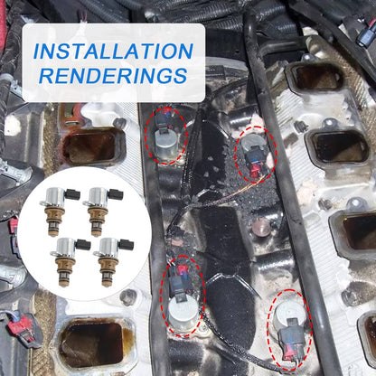 Bethesda Industrial 4PC Multiple Displacement Solenoid 53022298AA For 10-23 Dodge Ram Jeep 5.7L 6.4L