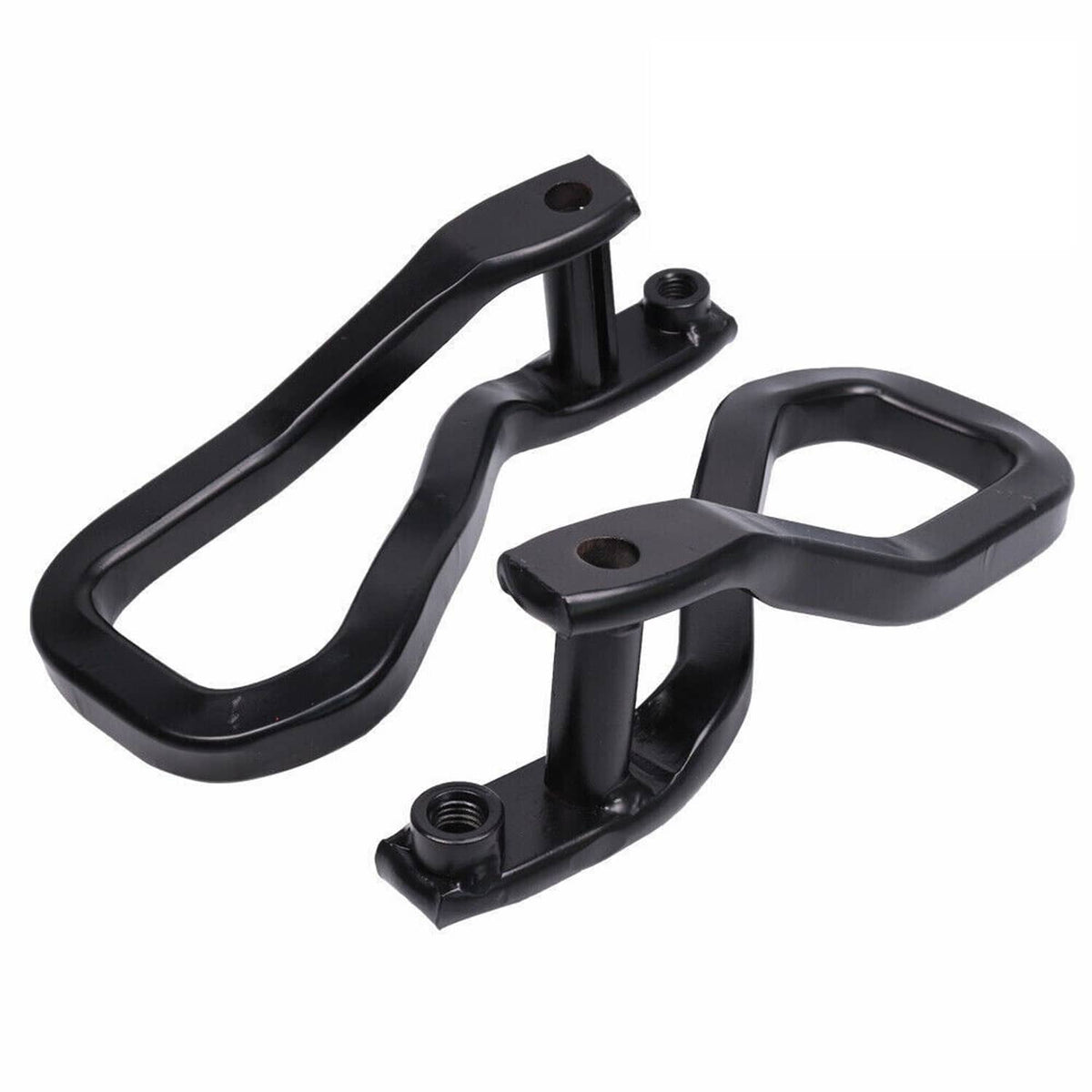 Bethesda Industrial 2Pcs Front Tow Recovery Hooks Set w/Bolts For 2019-2021 GMC Sierra 1500 Black