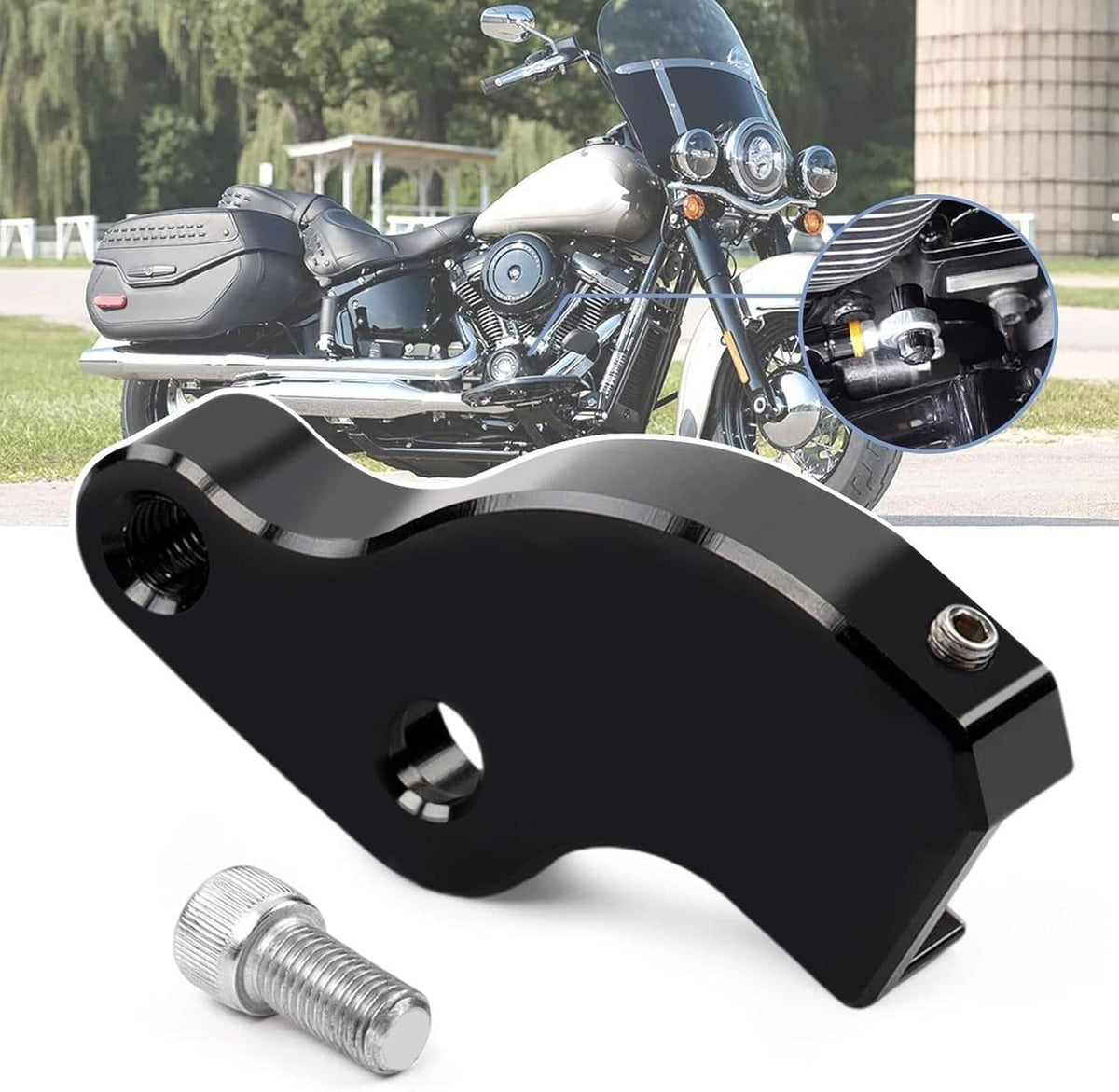 Bethesda Industrial Motorcycle EZ Shift Neutral Gear Assist Bracket for Harley M8 2018-2025 Touring