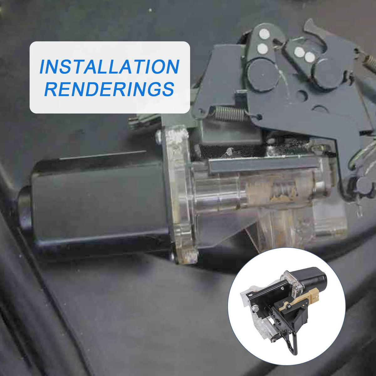 Bethesda Industrial For 94-02 Lincoln Town Car Rear Trunk Pull Down Motor Housing W/ Switch 747-002
