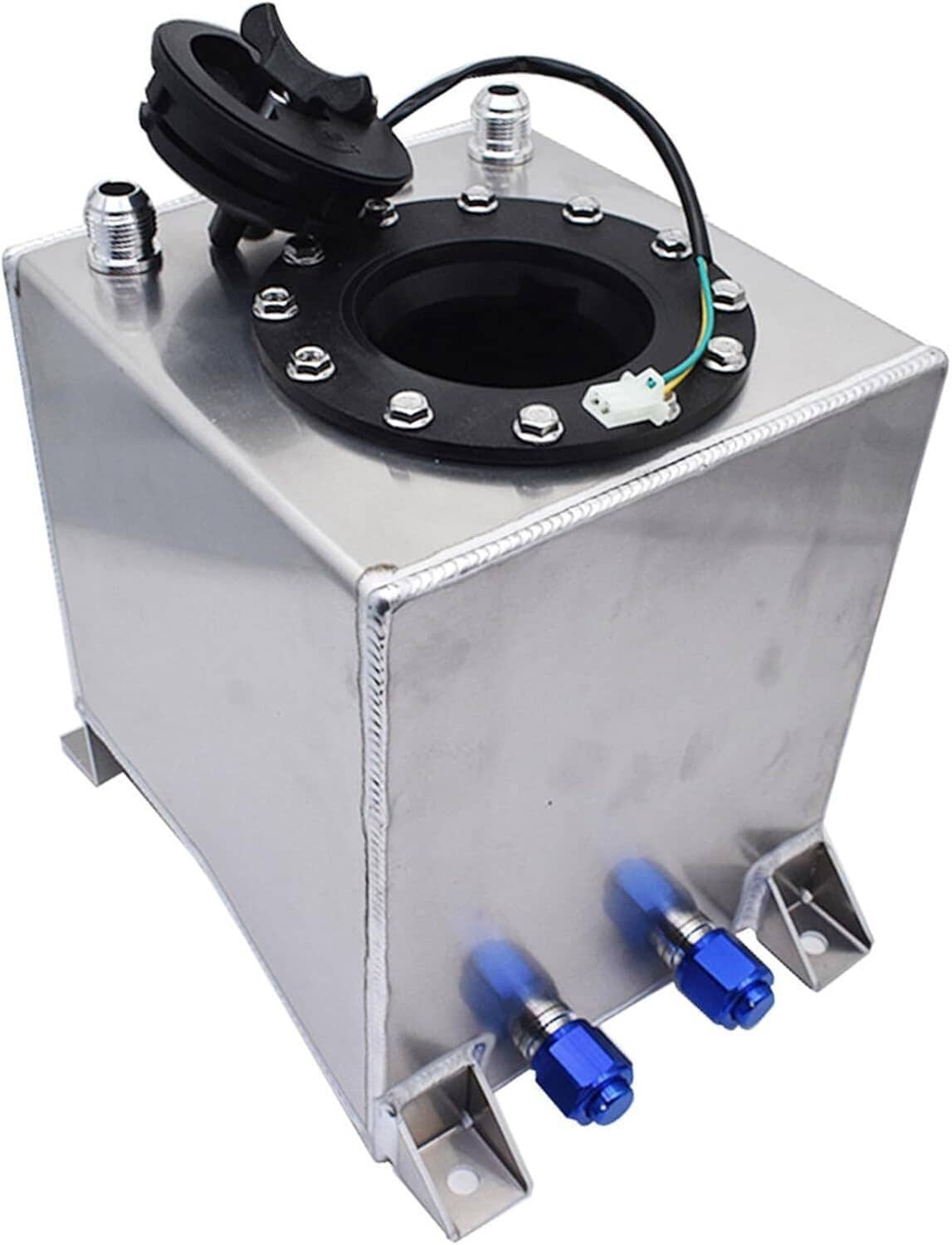 Bethesda Industrial 2.5 Gallon Aluminum Racing Drift Fuel Cell Gas Tank & Level Sender Universal