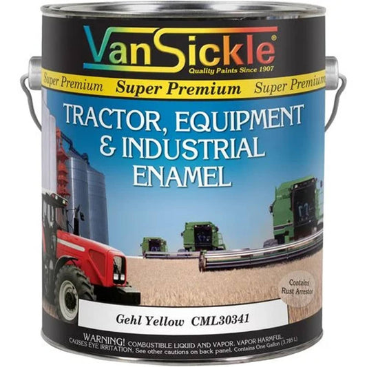 Bethesda Industrial Gehl Yellow Equipment Paint Gallon fits Paint, Sealants, Lubricants, Chemicals