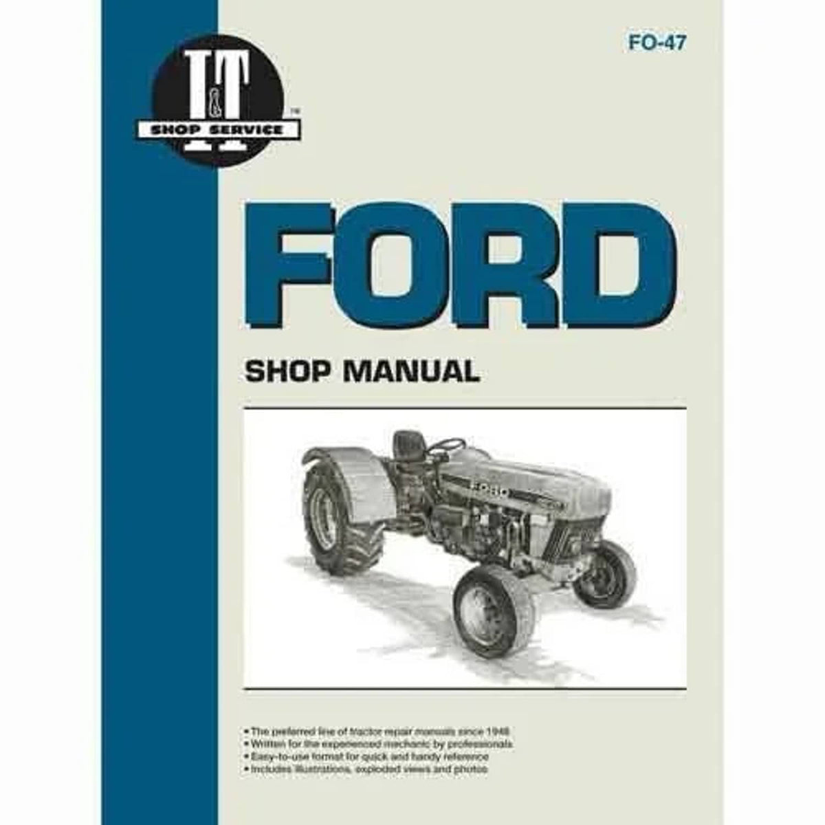 Bethesda Industrial I&T Shop Manual fits Ford 3230 3430 3930 4630 4830