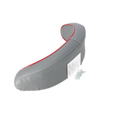 Bethesda Industrial Seat Back Grey Canvas on Wood fits Massey Ferguson 65 165 175 245 255 265 275