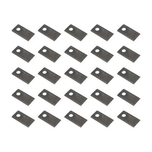 Bethesda Industrial Disc Mower Blade Double Edge Flat 25 Pack fits Fahr KM 24 KM 25 06561542