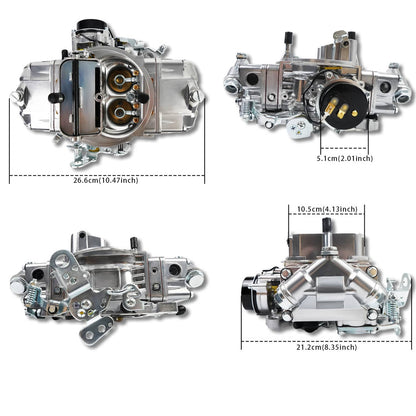 Bethesda Industrial 4 Barrel Carburetor E-Choke For Holley Quickfuel Brawler 750 CFM Double Pumper