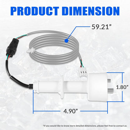 Bethesda Industrial 000016053 Ice Water Level Sensor Probe Kit with Harness for Manitowoc Ice Maker