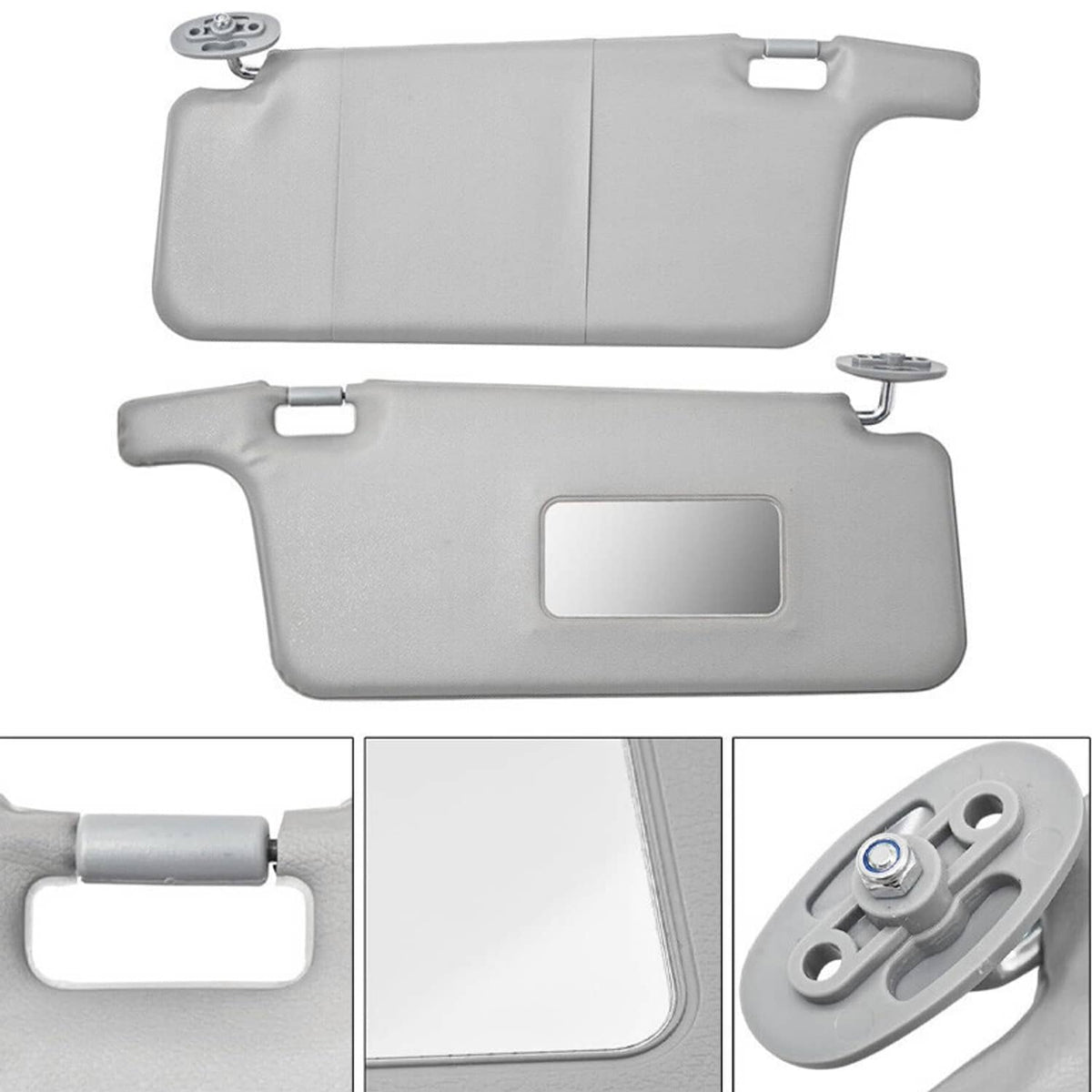Bethesda Industrial Interior Sun Visor Gray Set For 1996-2001 Honda Civic LHD Sunvisor 83230-S01-A32
